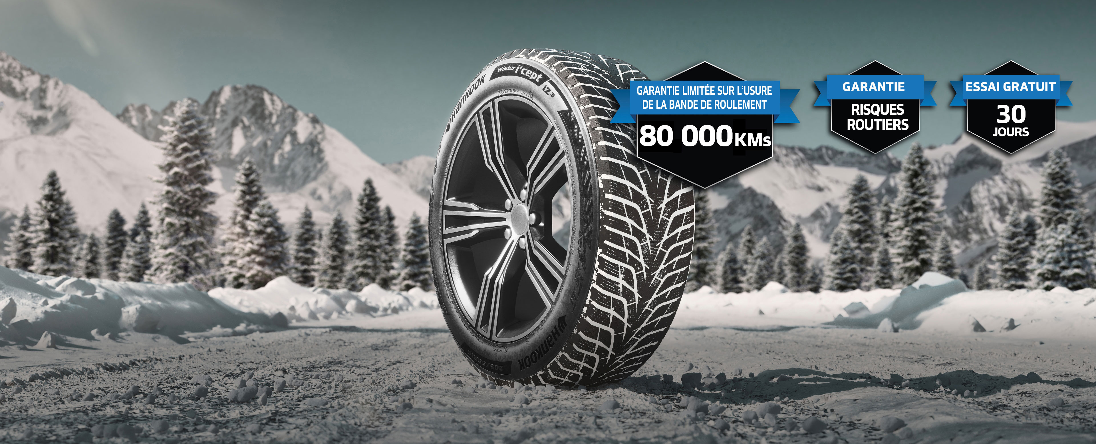 Hankook Tire & Technology-Tires-Winter I Cept-Winter I Cept IZ3-W636-Optimized directional pattern design for maximum studless safety even in the harshest winter conditions